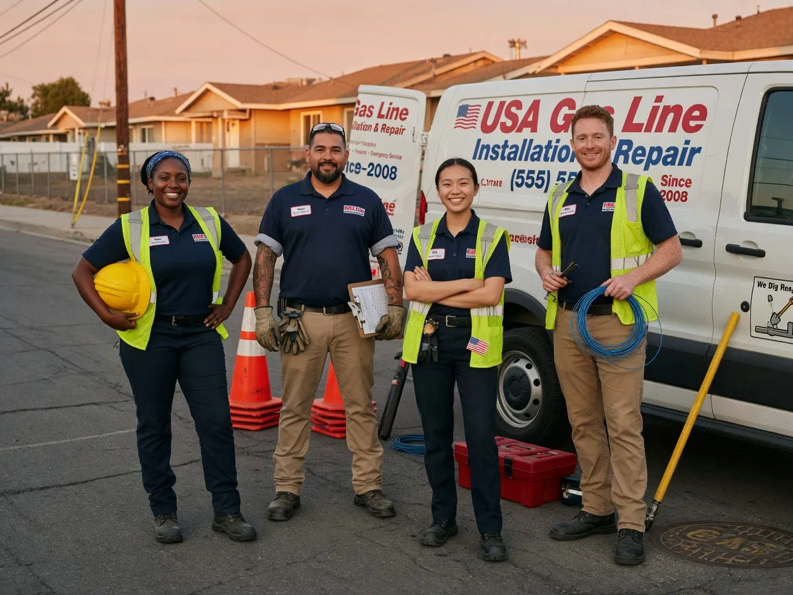 Gas Line Installation company in Pomerene, AZ